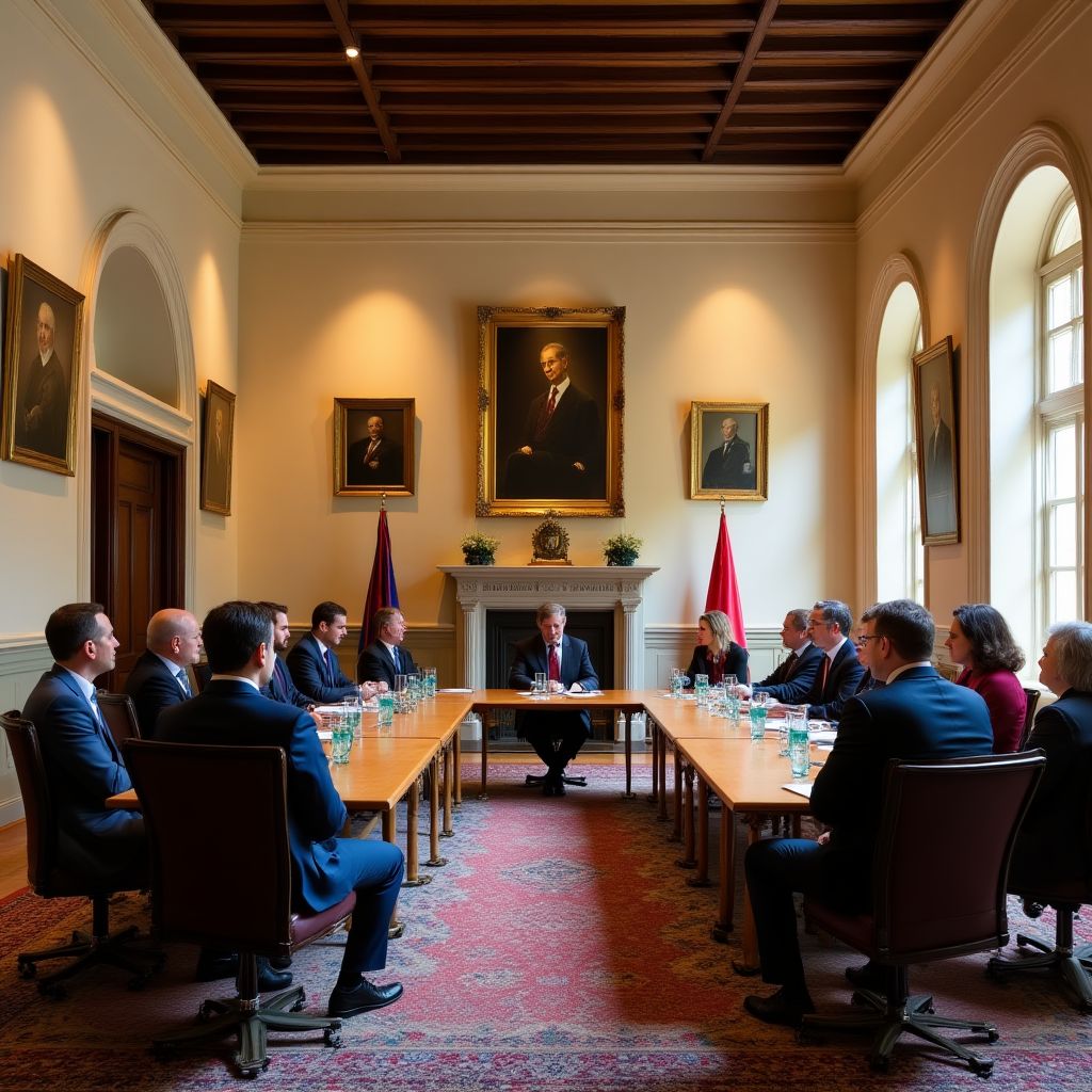 Reunión con autoridades del Patronato de la Alhambra